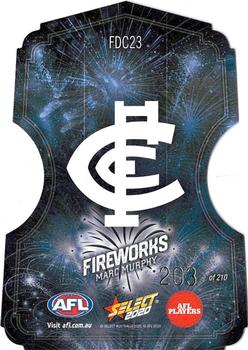 2020 Select Footy Stars - Fireworks Diecuts #FDC23 Marc Murphy Back